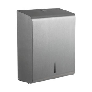 Stainless Steel Large Hand Towel Dispenser - Brushed Stainless