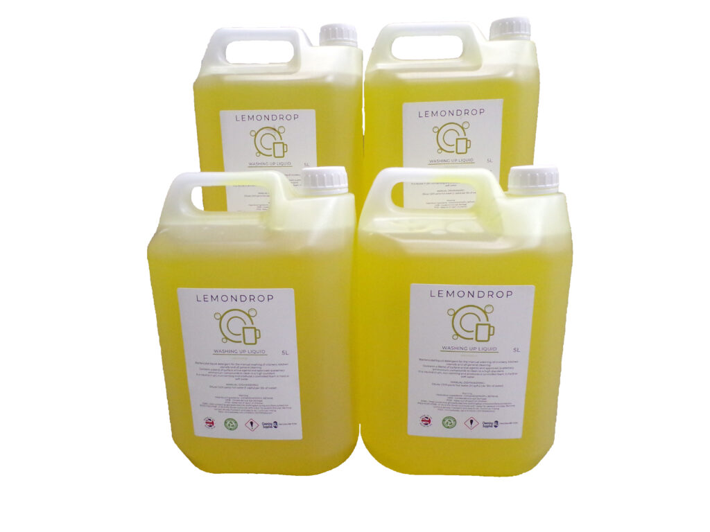 Lemondrop Concentrated Washing Up Liquid - Case of 4 x 5 Litres