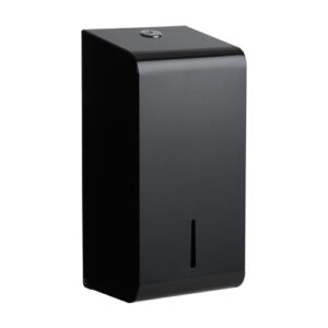 Black Metal Multiflat Toilet Tissue Dispenser - Matte Black