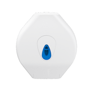 Modular Large Jumbo Toilet Roll Dispenser - White and Blue