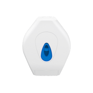Modular Mini Jumbo Toilet Roll Dispenser - White & Blue