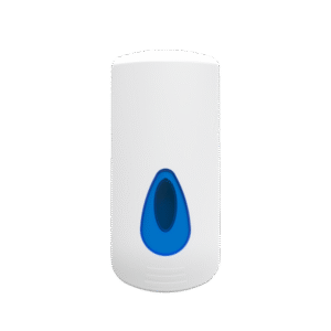 2 Litre Modular Industrial Refillable Liquid Soap Dispenser - White and Blue