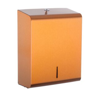 Stainless Steel Large Hand Towel Dispenser - Satin Copper