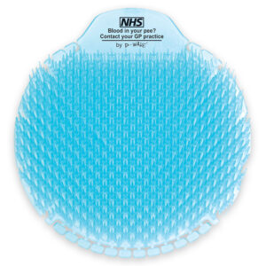 P-Wave Slant6 NHS Approved Urinal Screen - Pack of 10 Ocean Mist Screens