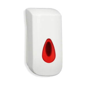 400ml Modular Bulk Fill Sanitiser Dispenser - White & Red