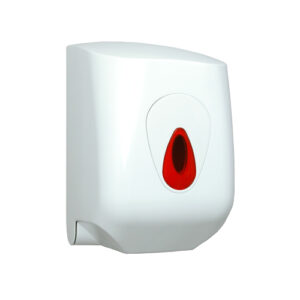 Modular Large Centrefeed Dispenser - White & Red