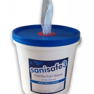Sanisafe 3 Antibacterial & Antiviral Wipes - Tub of 1500