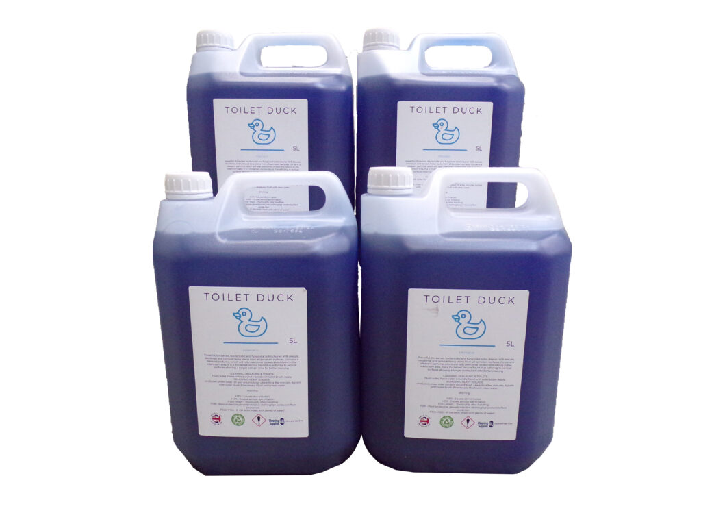 Toilet Duck Blue Floral Concentrated Toilet Cleaner & Deodoriser - Case of 4 x 5 Litres