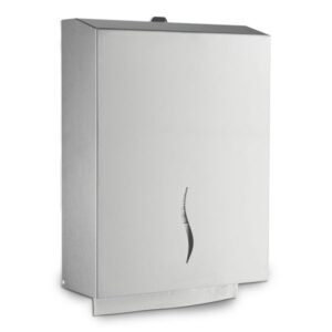 Eco Brushed Stainless Z-Fold Hand Towel Dispenser