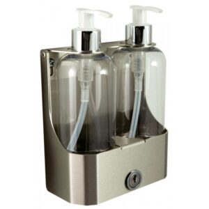 Dolphin BC362-2 Stainless Steel Dual Soap Bottle Holder