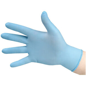 UNICARE Blue Nitrile Powder Free Examination Gloves - Box of 100 Large