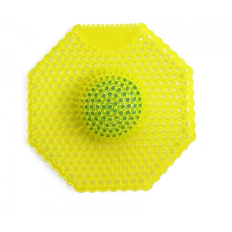 Urinal Mat & Enzyme Block 60 Day Scent Hex Shape Each Lemon