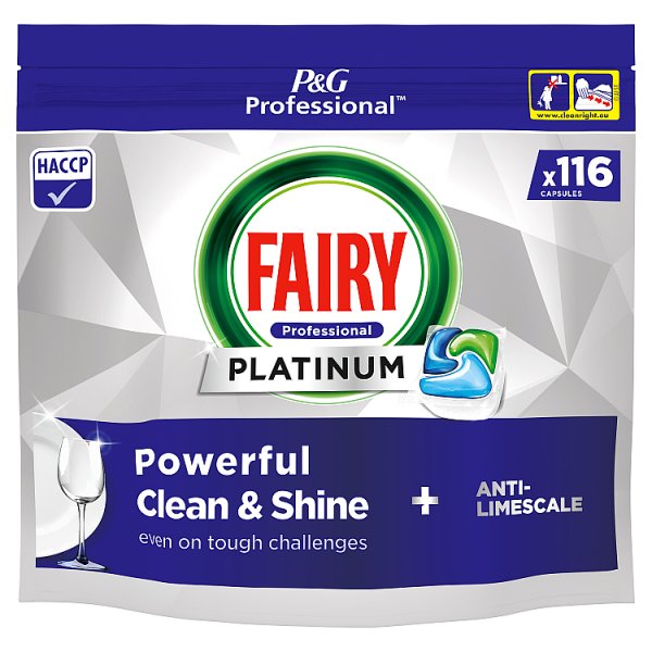 Fairy Professional Platinum Dishwasher Tablets -Original 116 Washes