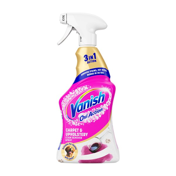 Vanish Oxi Action Carpet & Upholstery Stain Remover - 500ml Trigger Spray