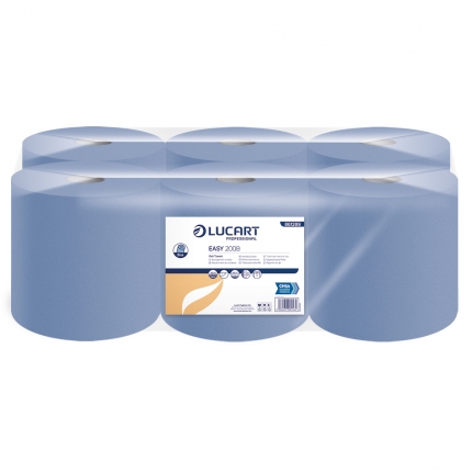 Blue 2-Ply Continuous Roll Towel 180m - Case of 6
