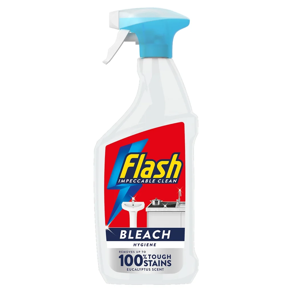 Flash With Bleach Hard Surface Cleaner - 800ml Trigger Spray