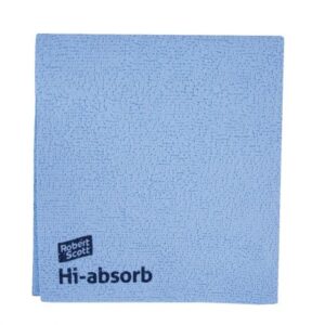 Hi-Absorb Microfibre Cloths - Pack of 5 in Blue