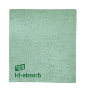 Hi-Absorb Microfibre Cloths - Pack of 5 in Green