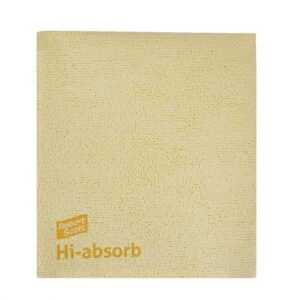 Hi-Absorb Microfibre Cloths - Pack of 5 in Yellow