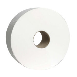 Maxi Jumbo 2-Ply 2.25" Core Size Toilet Rolls - Case of 6 x 400m