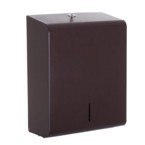 Stainless Steel Large Hand Towel Dispenser - Dark Bronze