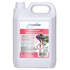 Cleanline Bubblegum Deodourising Odour Control Fluid - 5 Litres