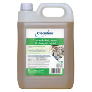 Cleanline Concentrated Lemon Washing Up Liquid - 5 Litres