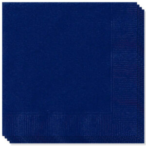 40cm Navy Blue 2-Ply Napkins - Box of 2000