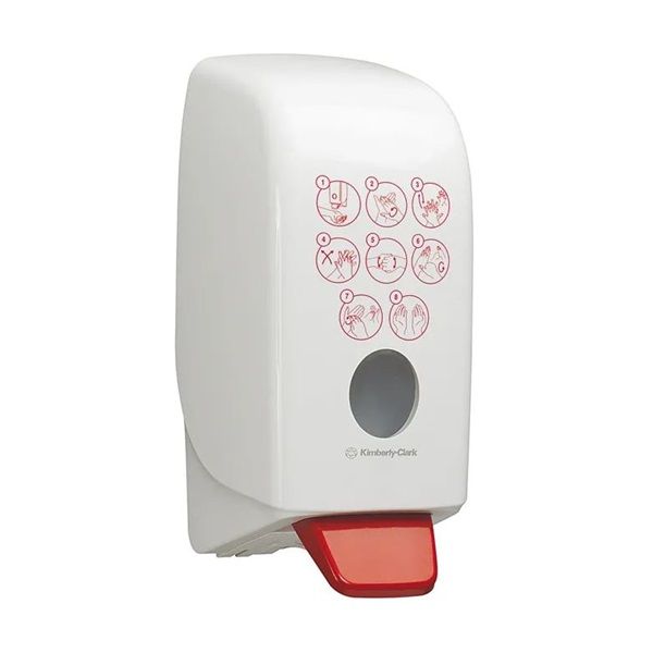 Aquarius 7124 Hand Sanitiser Dispenser - 1 Litre White