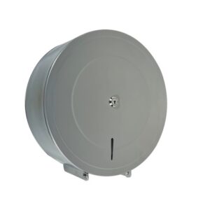 Silver Metal Mini Jumbo Toilet Roll Dispenser