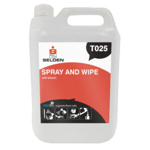 Selden T025 Spray & Wipe with Bleach - 5 Litres