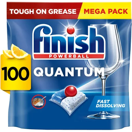 Finish Quantum All-in-One Dishwasher Tablets - 100 Tablets