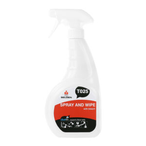Selden T025 Spray & Wipe with Bleach - 750ml Trigger Spray