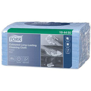 Tork 194450 Long Lasting Cleaning Cloths - Pack of 40 in Blue