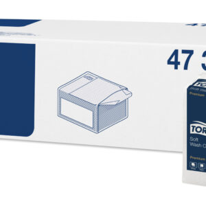 Tork 483381 Premium Soft White Wash Cloths - Case of 1600