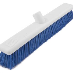 Washable 30cm Soft Bristle Broom Head Only - Blue