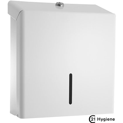 Metal C-Fold Dispenser - White