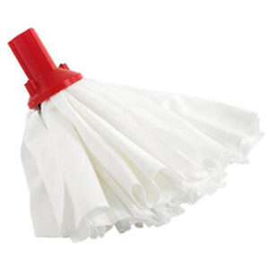 Big White Exel Socket Mop - 107g Red