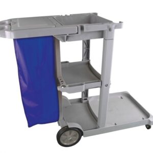 Eco Jolly Trolley Mobile Cleaners Cart Complete With 60 Litre Vinyl Bag