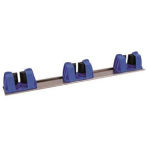 Wall Mounted 3-Pole Holder - Blue