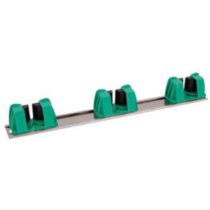 Wall Mounted 3-Pole Holder - Green