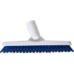 Washable 23cm Stiff Grout Brush & 125cm Aluminium Handle - Blue